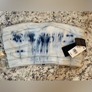 Kendall + Kylie Strapless Denim Top